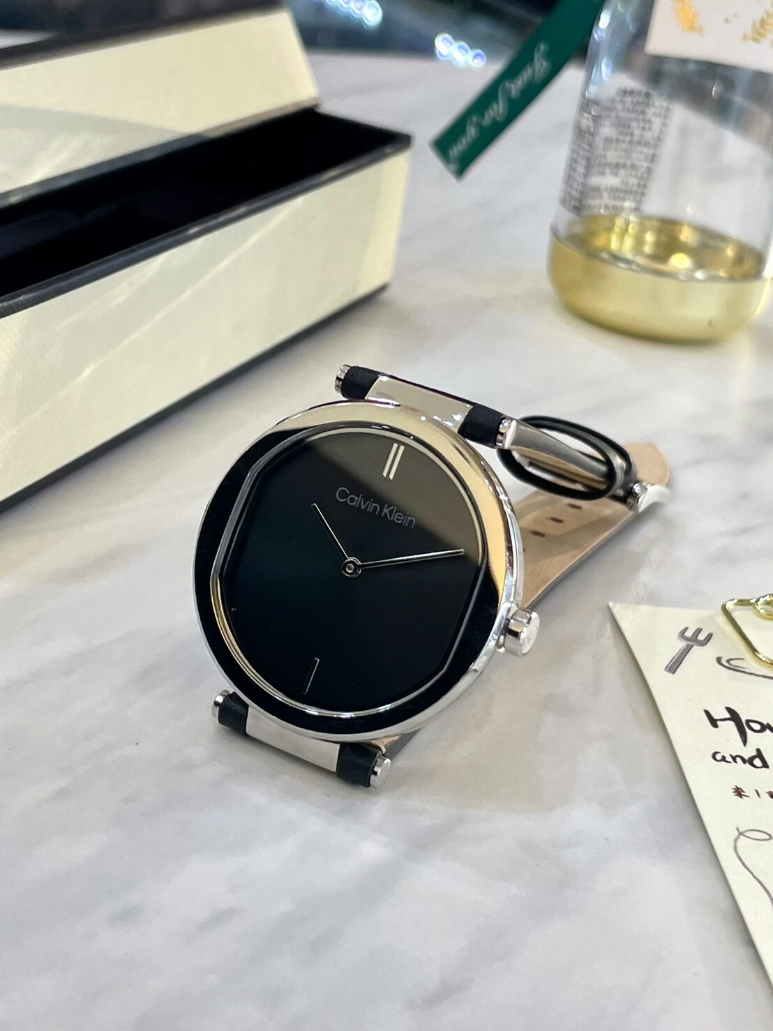 【CALVIN KLEIN】Sensation系列時尚簡約皮革女錶 CK25200255 36mm 現代鐘錶