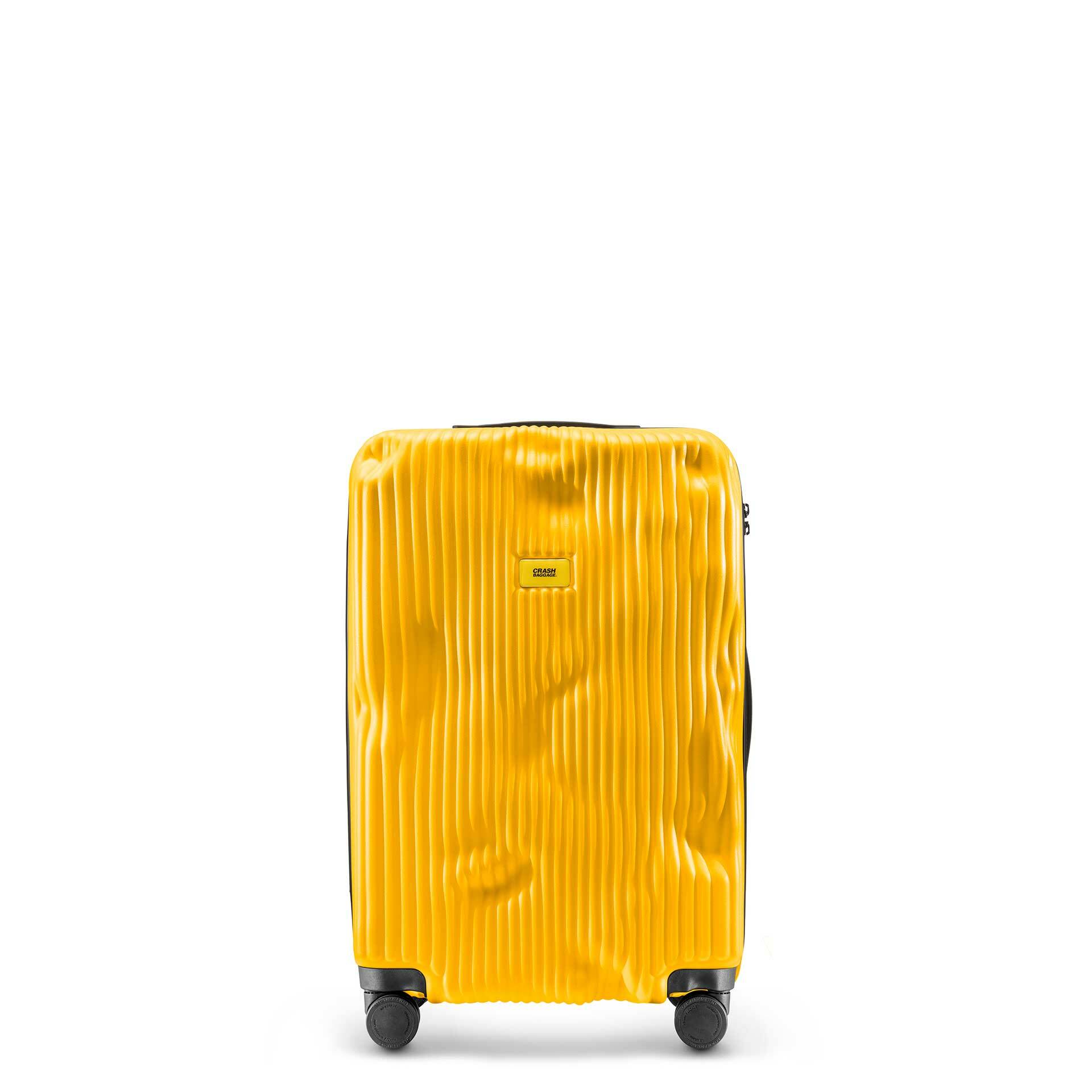 Crash Baggage STRIPE 登機行李箱 26" 中 - 黃色