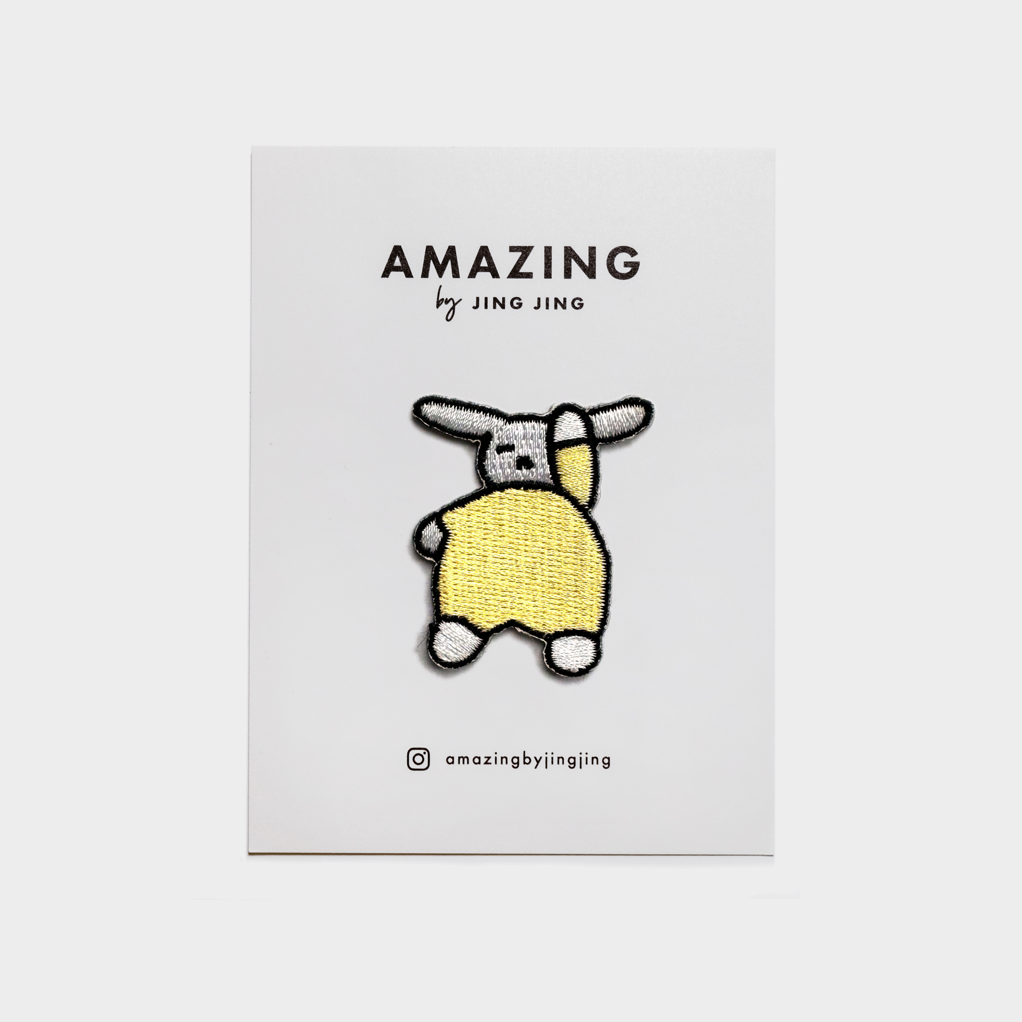 Amazing by Jing Jing x Carolyn Jao 刺繡布貼 - Fee Fee 02