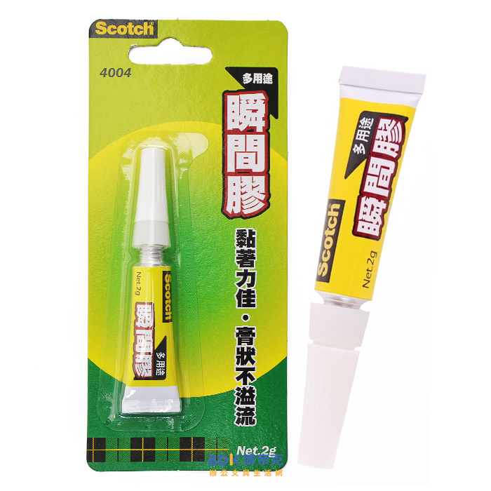 3M 台灣 Scotch 瞬間膠 瞬間接著劑 多用途 4004 系列