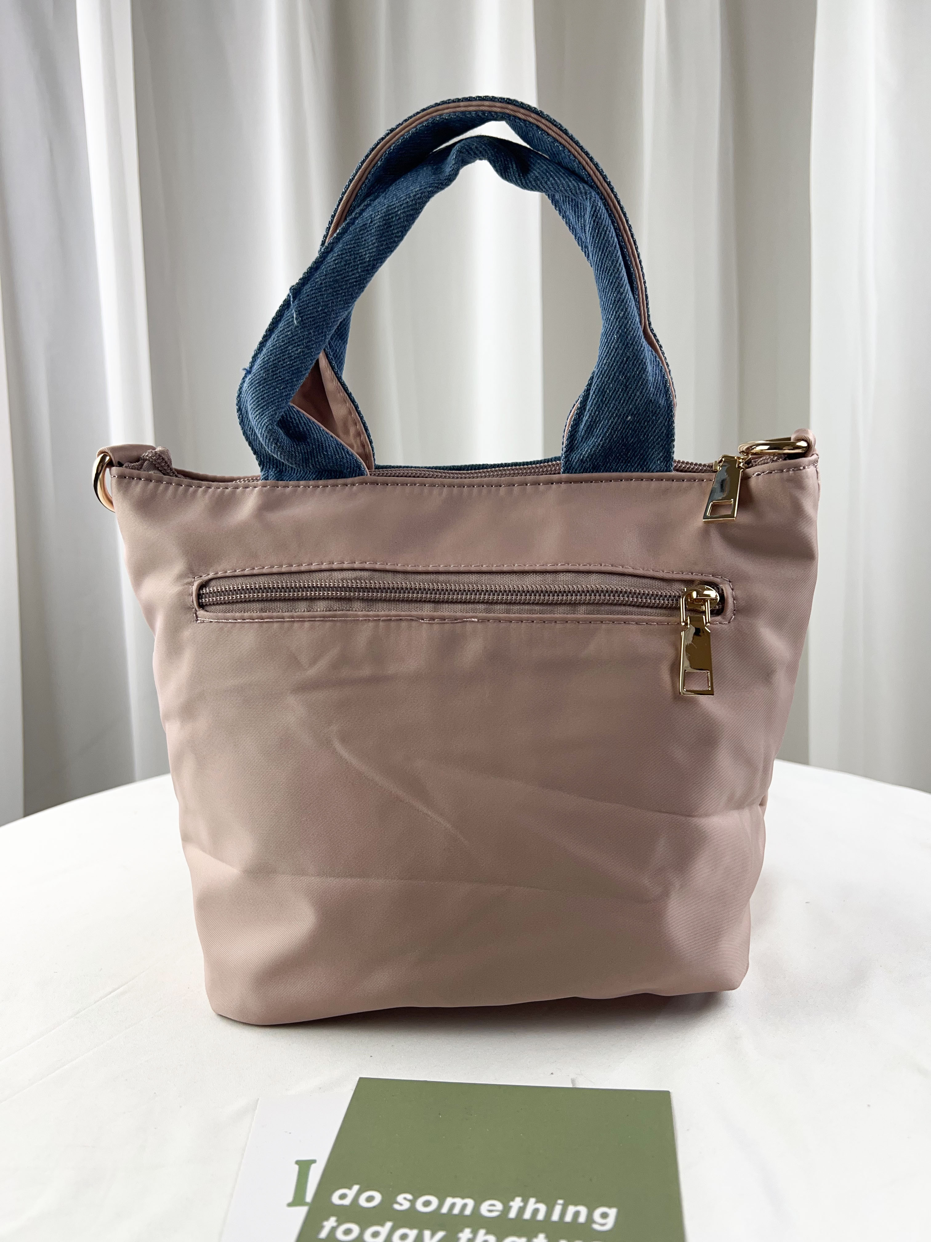 櫻花粉 美腿防潑水手提包 / 側背包  #SM-2120-2