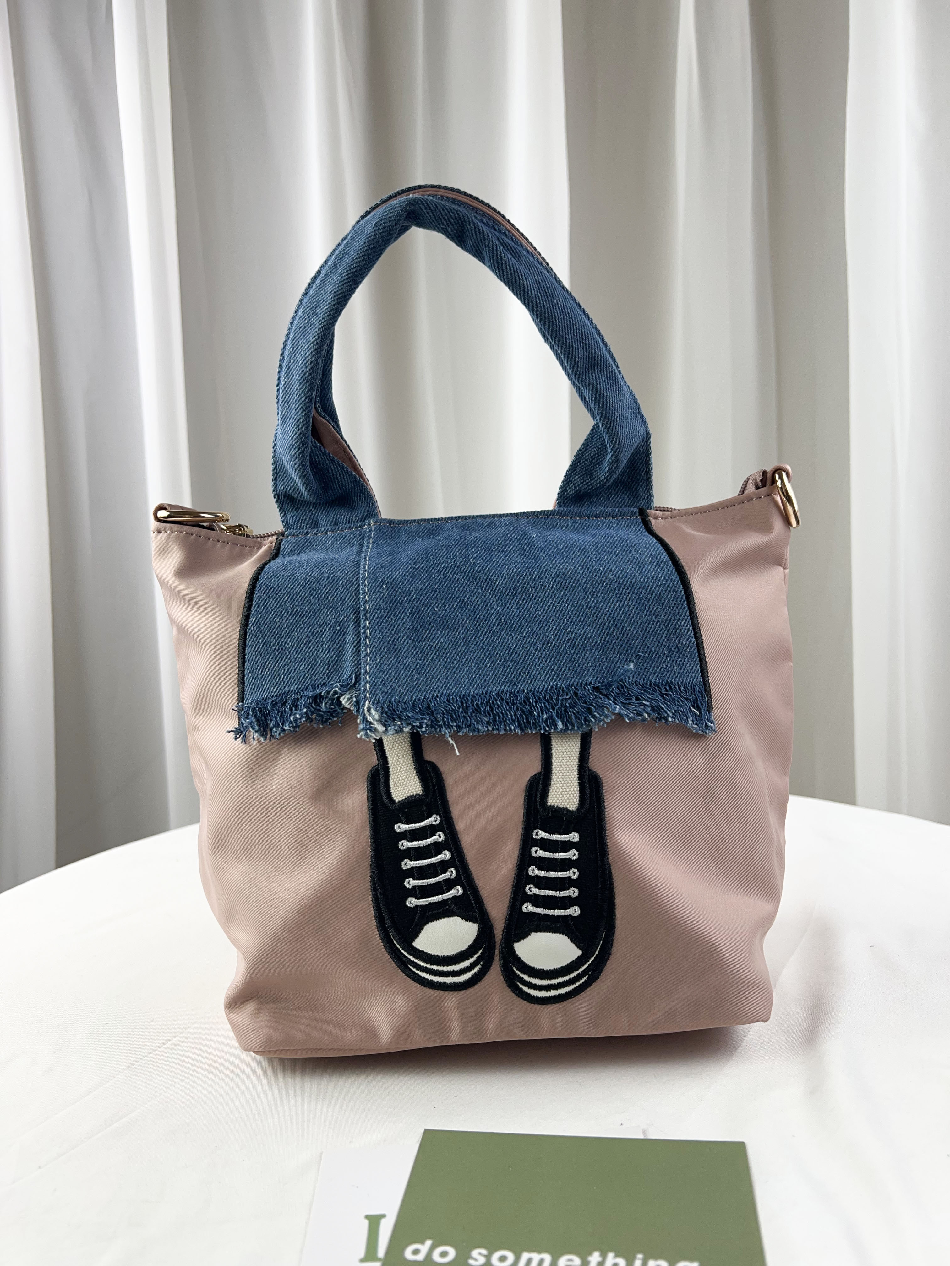 櫻花粉 美腿防潑水手提包 / 側背包  #SM-2120-2