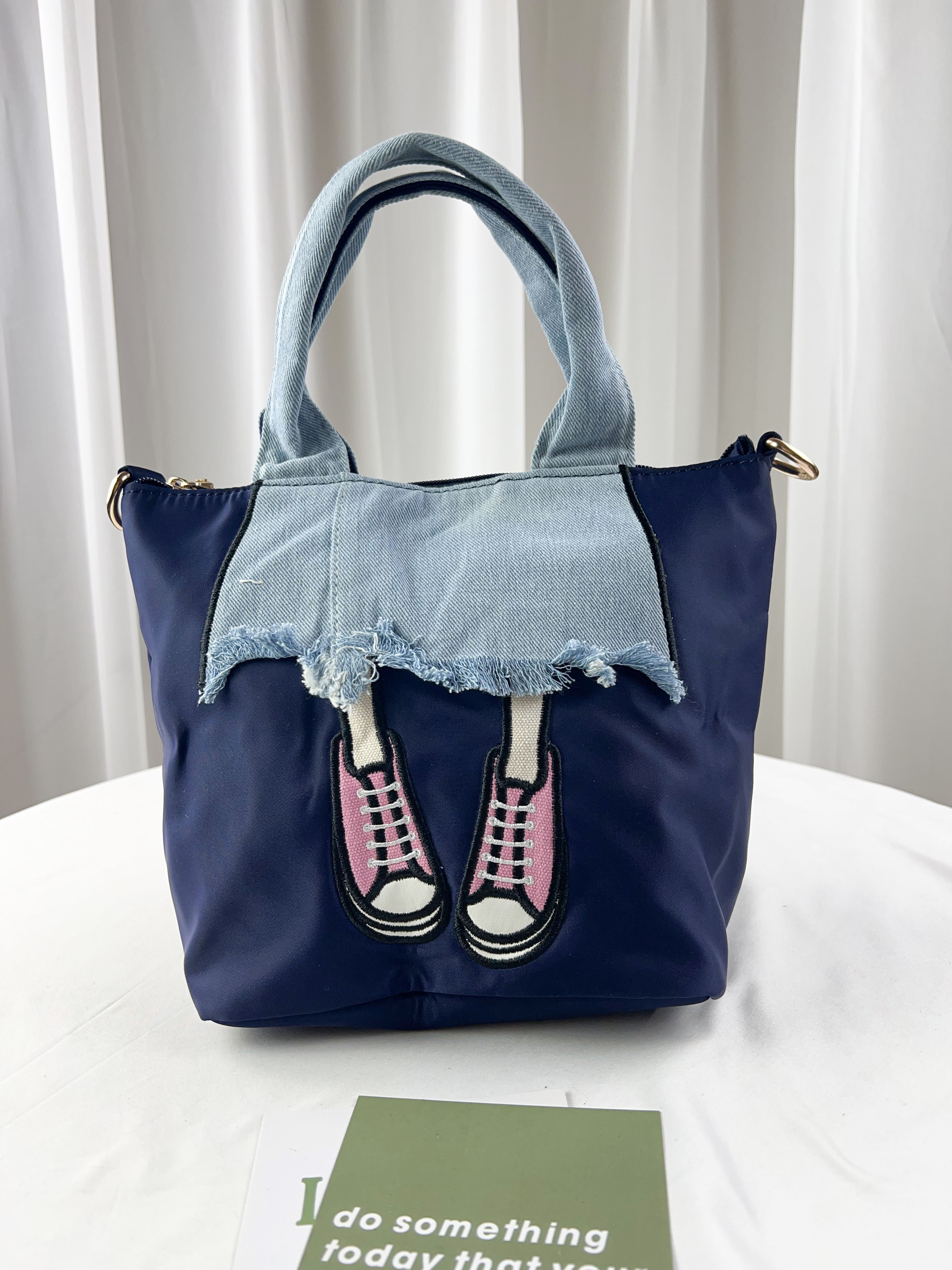 深藍 美腿防潑水手提包 / 側背包  #SM-2120-2