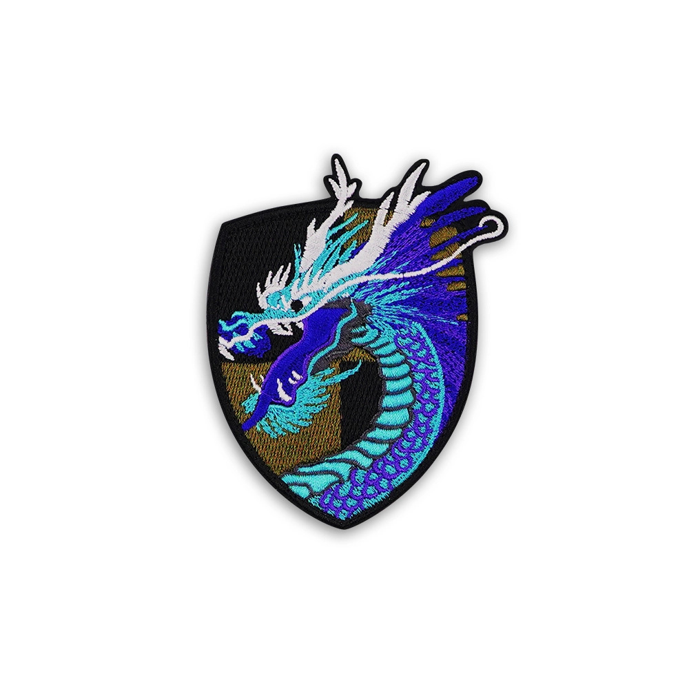 bagrun戰術風格魔術貼布章-A143A-藍龍