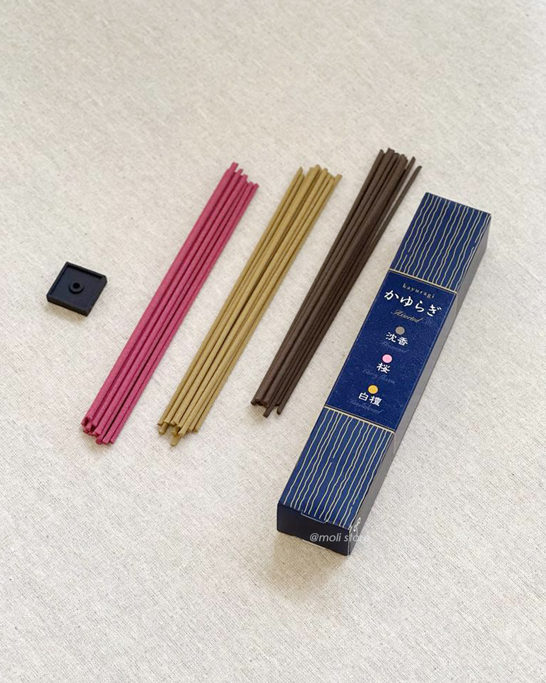 Kayuragi 線香 沉香、櫻花、檀香｜日本香堂