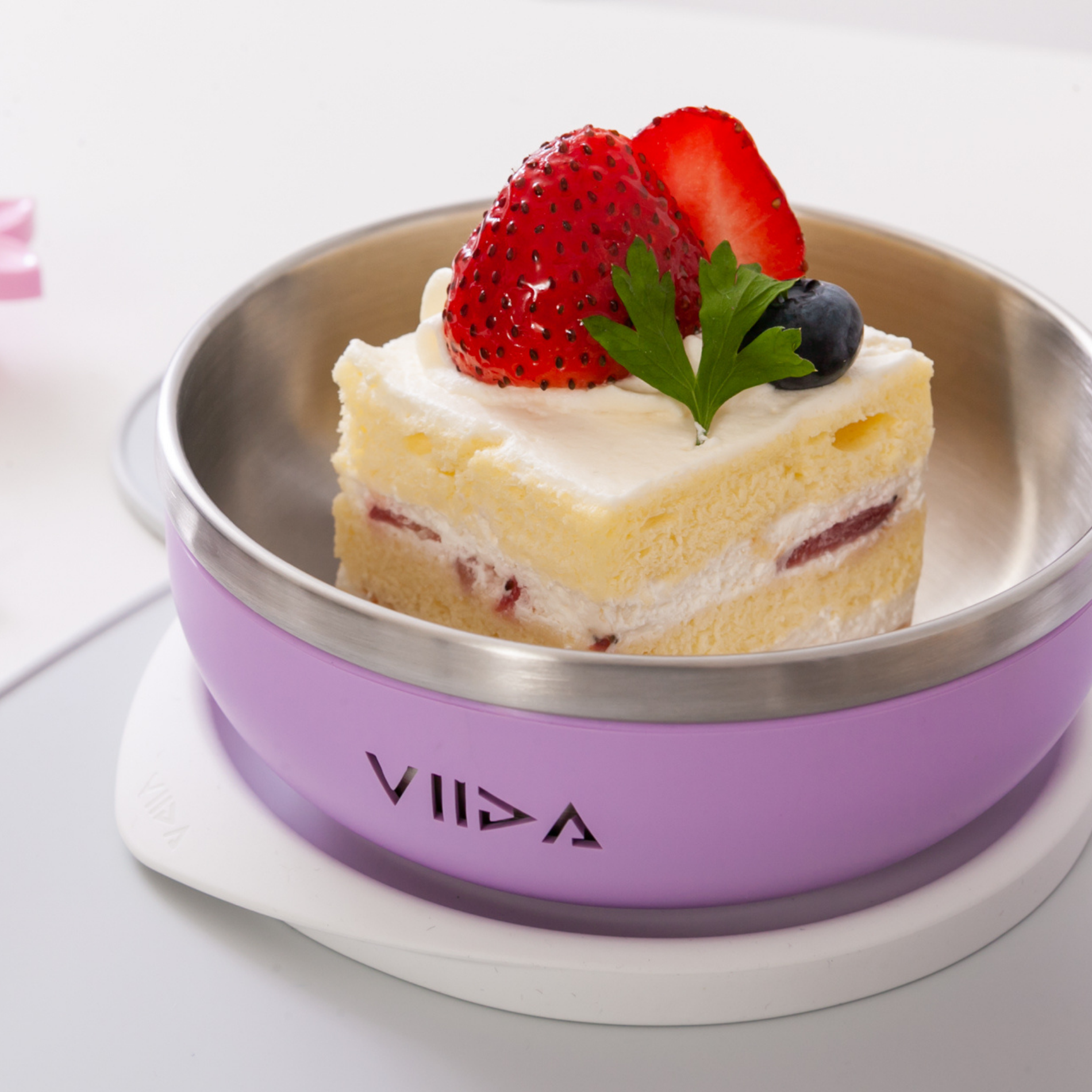 Viida Soufflé Antibacterial Stainless Steel Bowl