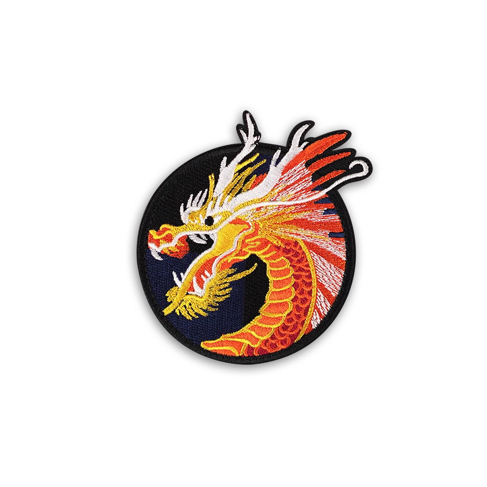 bagrun戰術風格魔術貼布章-A143B-橘龍