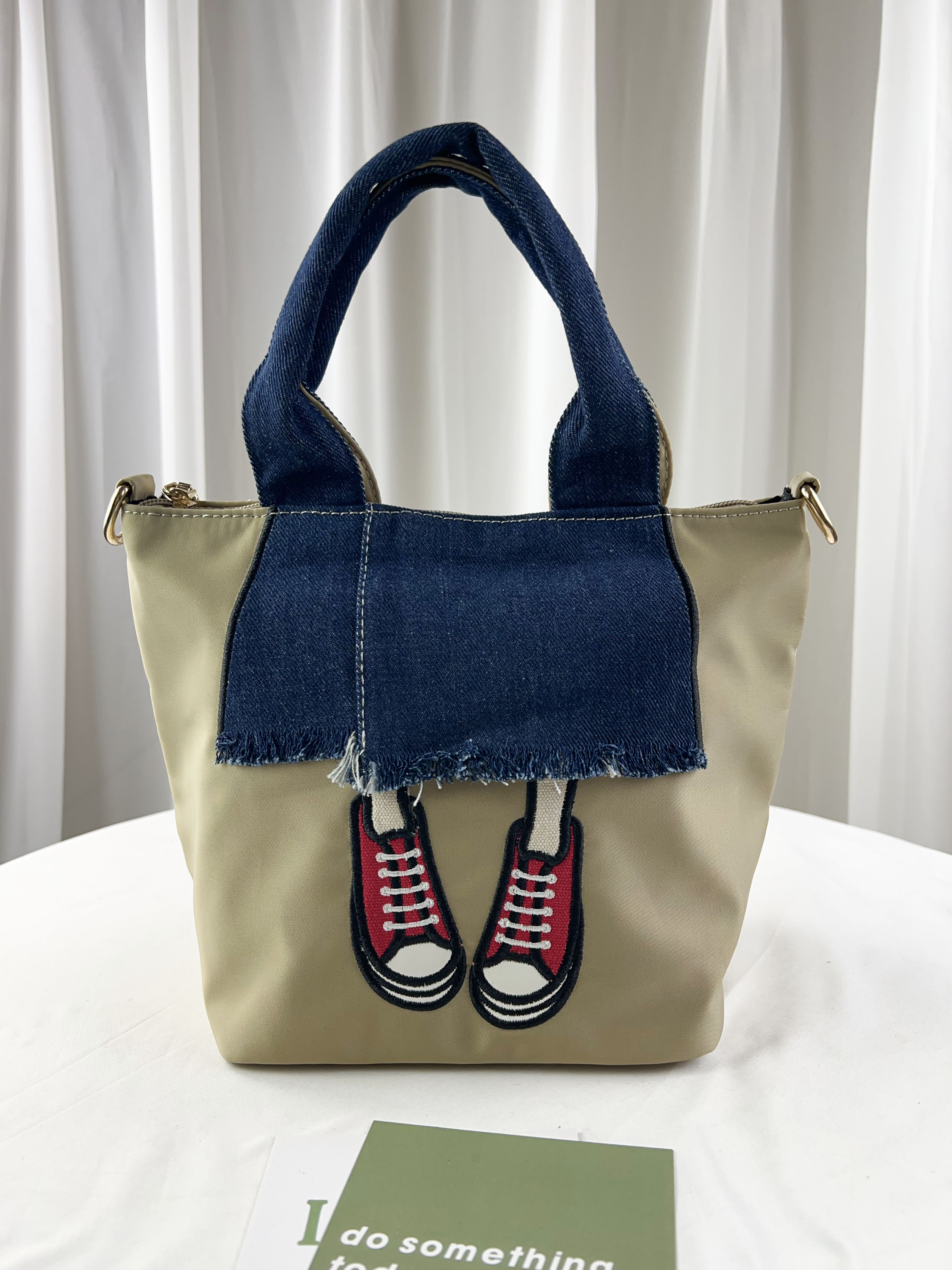 卡其 美腿防潑水手提包 / 側背包  #SM-2120-2