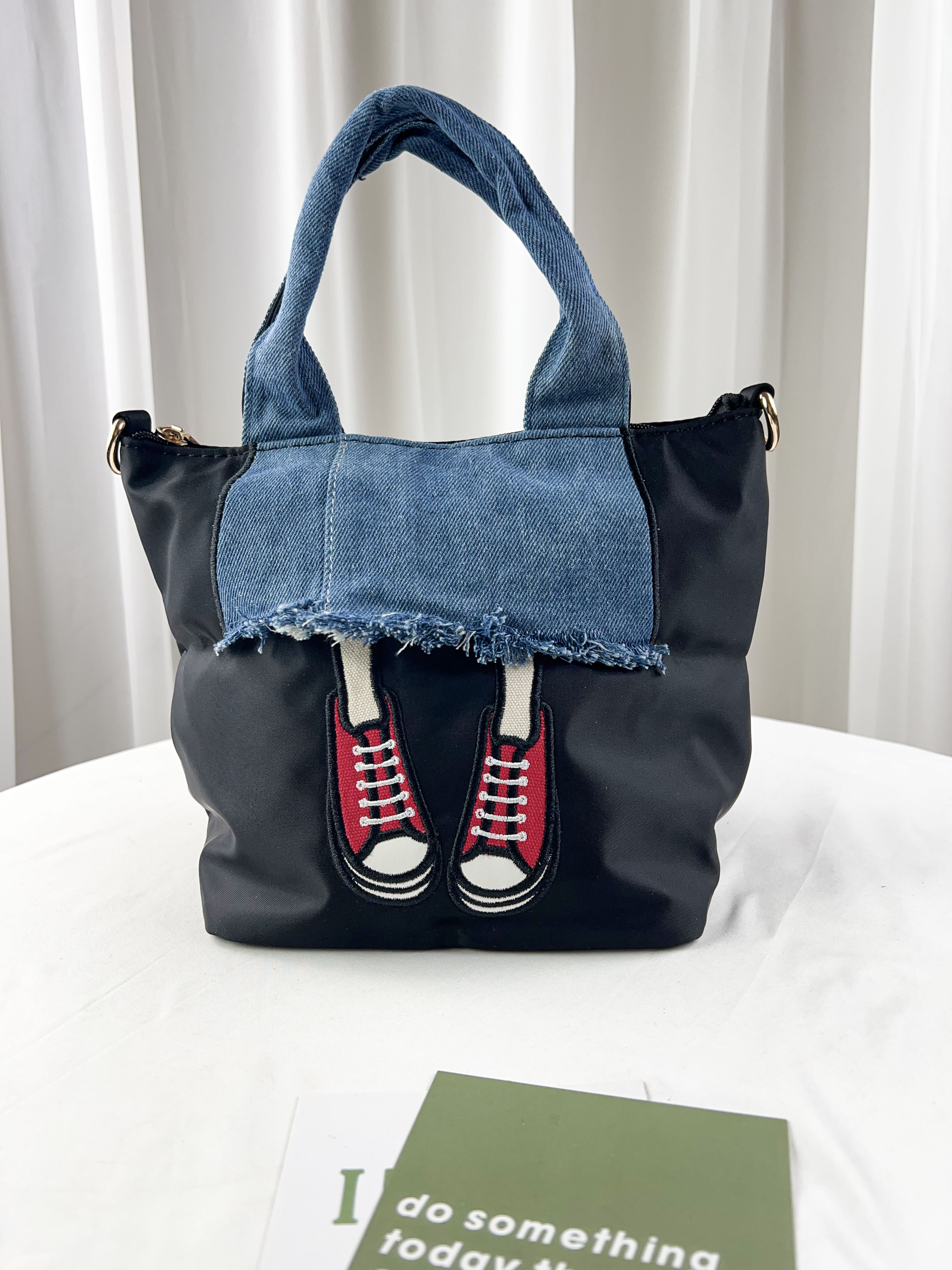 經典黑 美腿防潑水手提包 / 側背包  #SM-2120-2