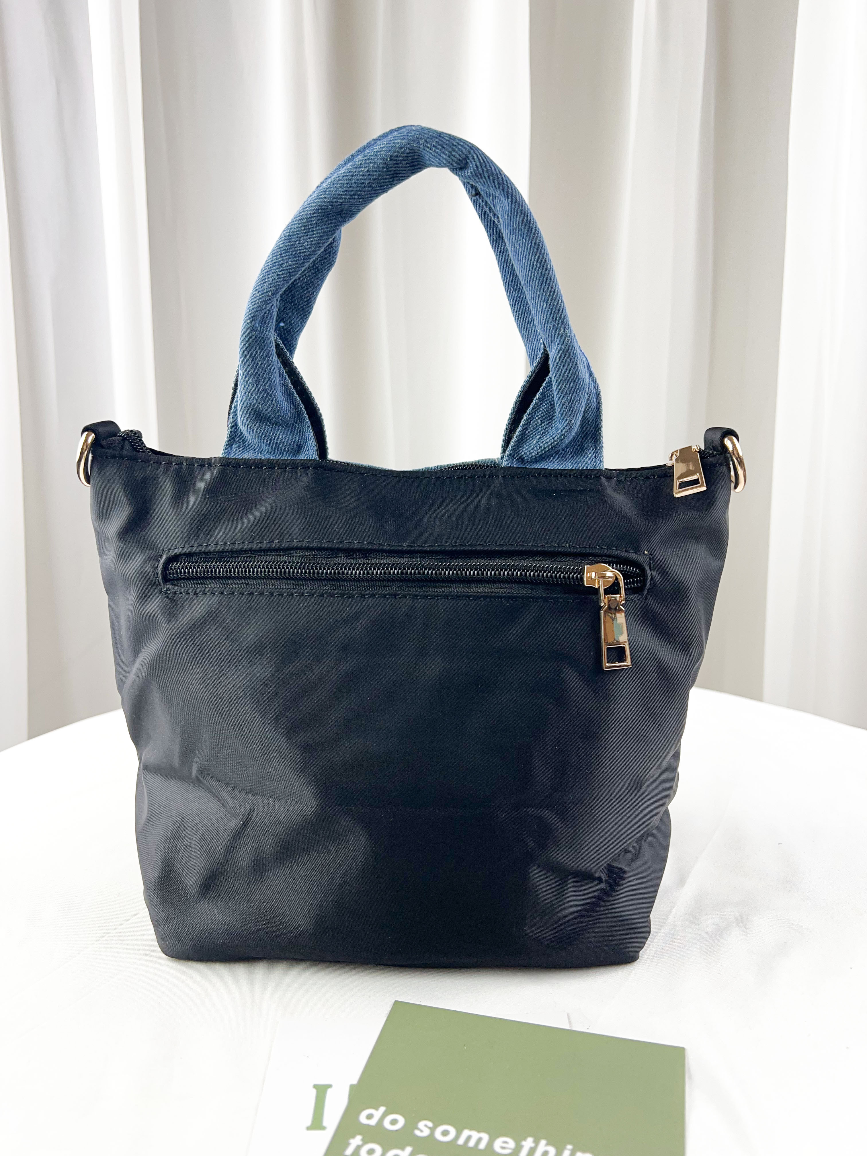 經典黑 美腿防潑水手提包 / 側背包  #SM-2120-2