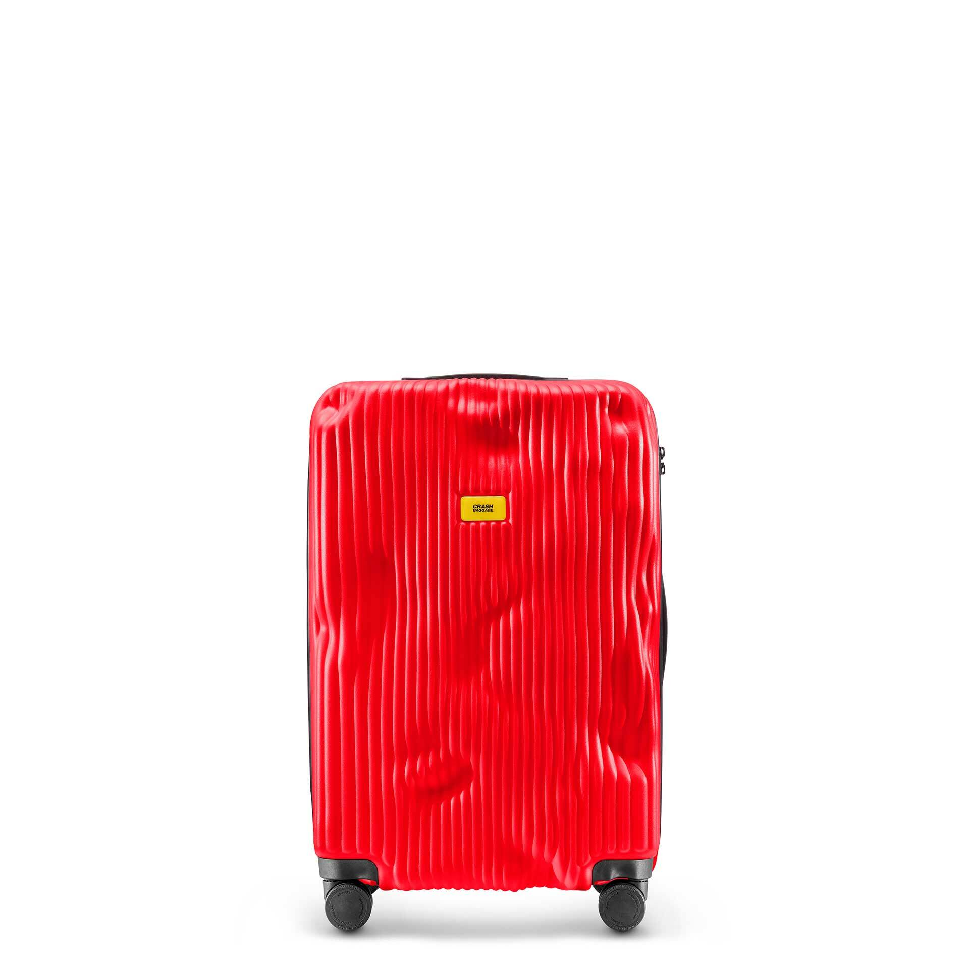 Crash Baggage STRIPE 登機行李箱 26" 中 - 紅色