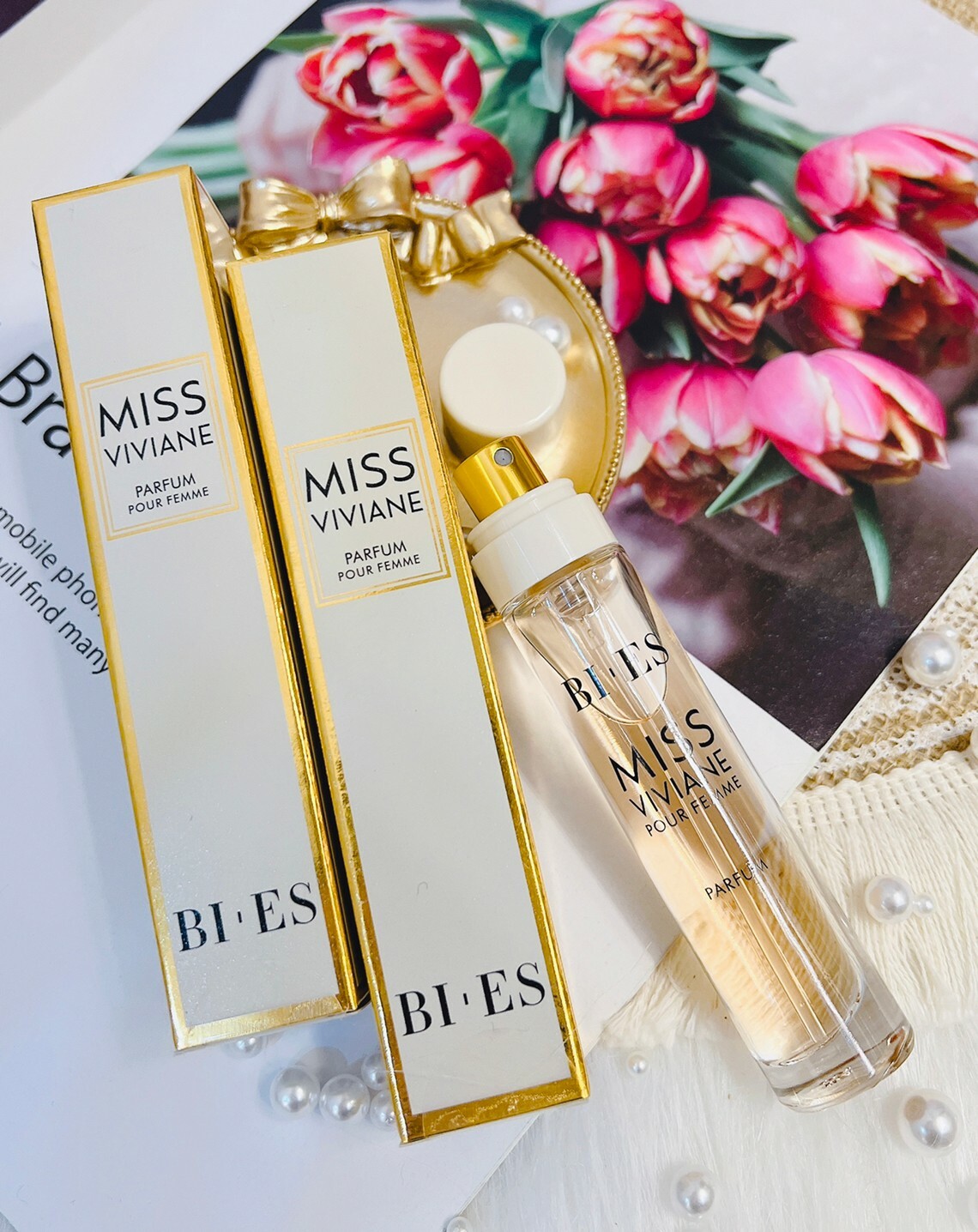 Bi．es MISS VIVIANE 薇薇安小姐女性淡香精 90ml (贈)同款隨身香氛15ml