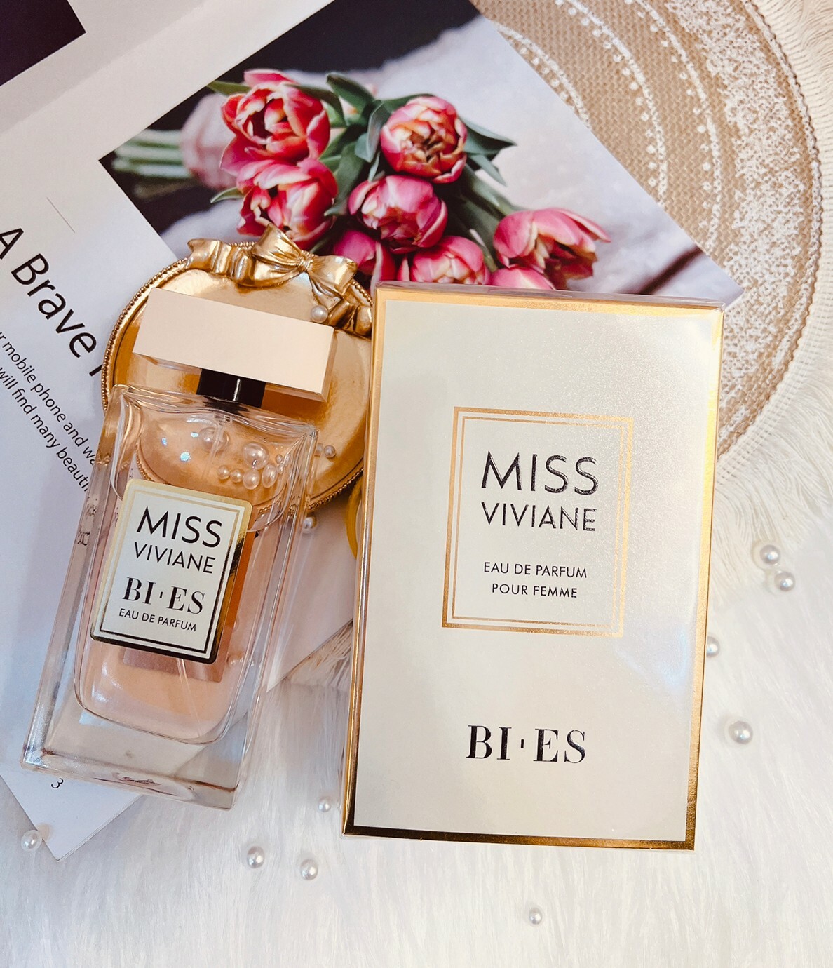 Bi．es MISS VIVIANE 薇薇安小姐女性淡香精 90ml (贈)同款隨身香氛15ml
