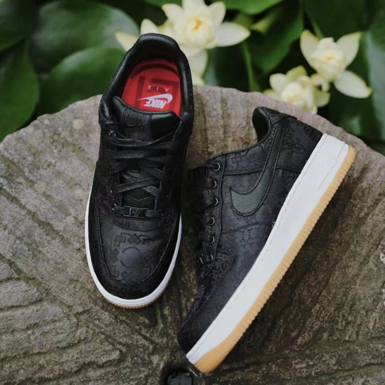【Focus Store】預購 Fragment Design x CLOT x Air Force 1 'Black Silk' CZ3986-001 黑絲綢