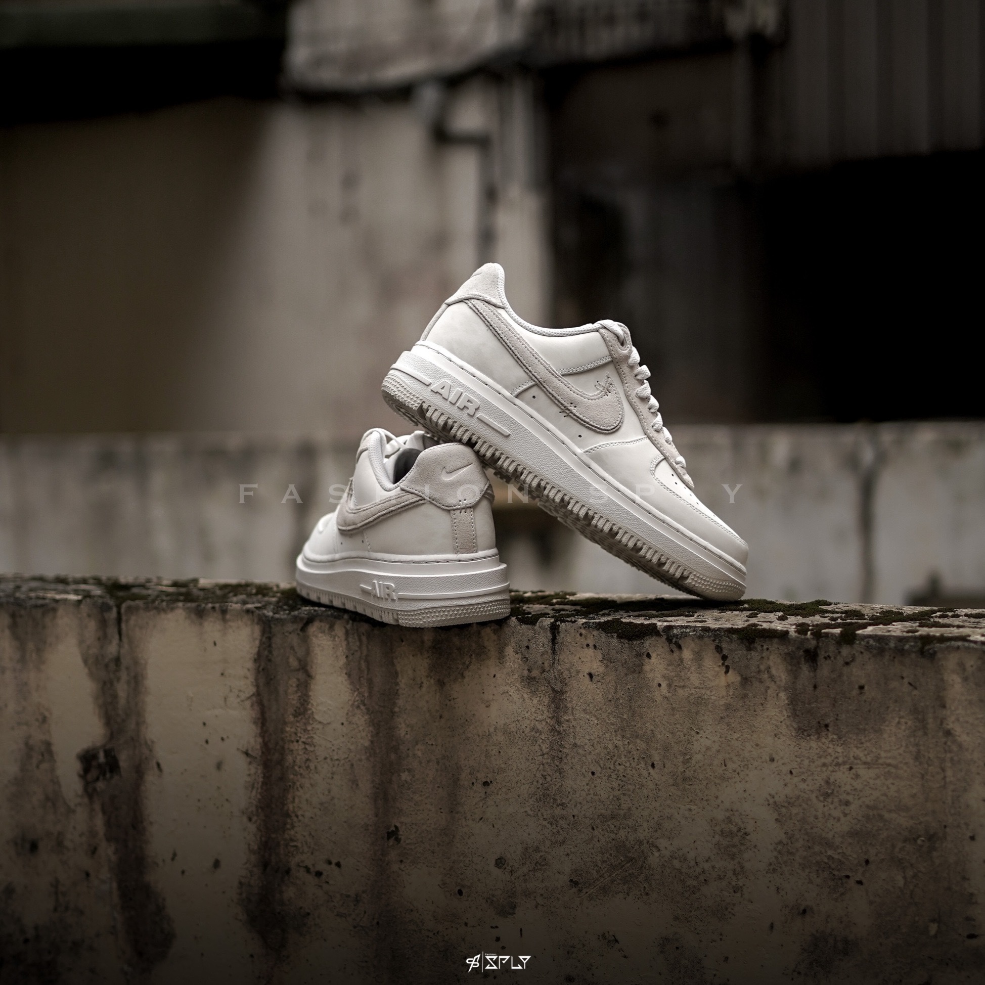 Nike Air Force 1 Luxe Summit White 米白 鋸齒 DD9605-100