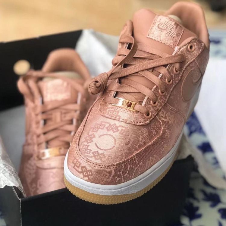 【Focus Store】預購 CLOT x Air Force 1 Low Premium 'Rose Gold Silk' CJ5290-600 粉絲綢
