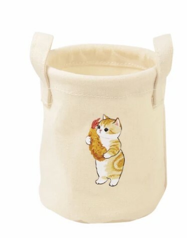 Mofusand 桌面收納布籃(炸蝦款)