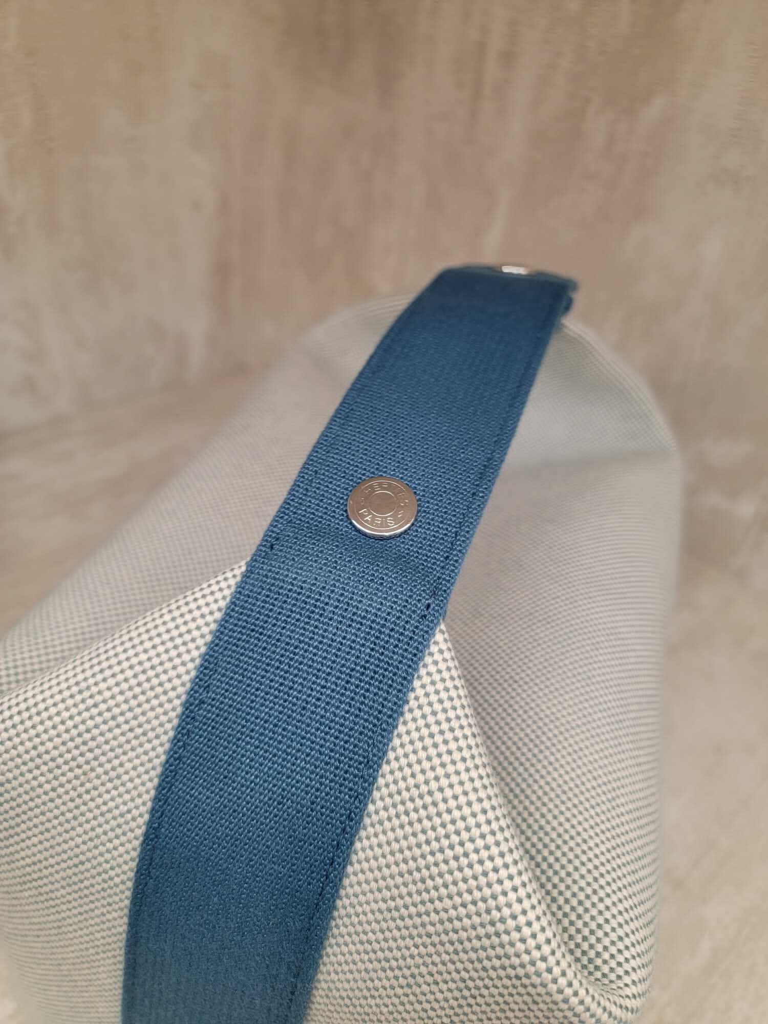 HERMES Bride-a-Brac Cabriole case  BLEU PRINT GM SIZE 飯盒包