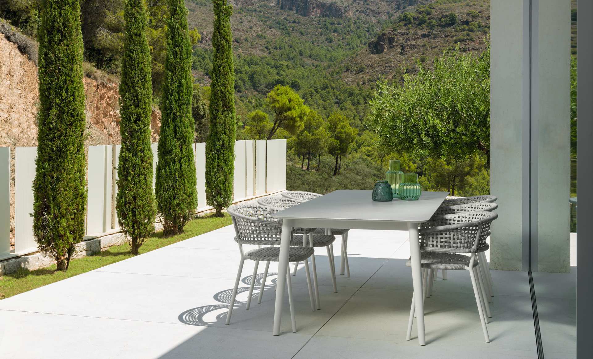 Talenti MOON//ALU 200/260×100 EXTENDIBLE DINING Set