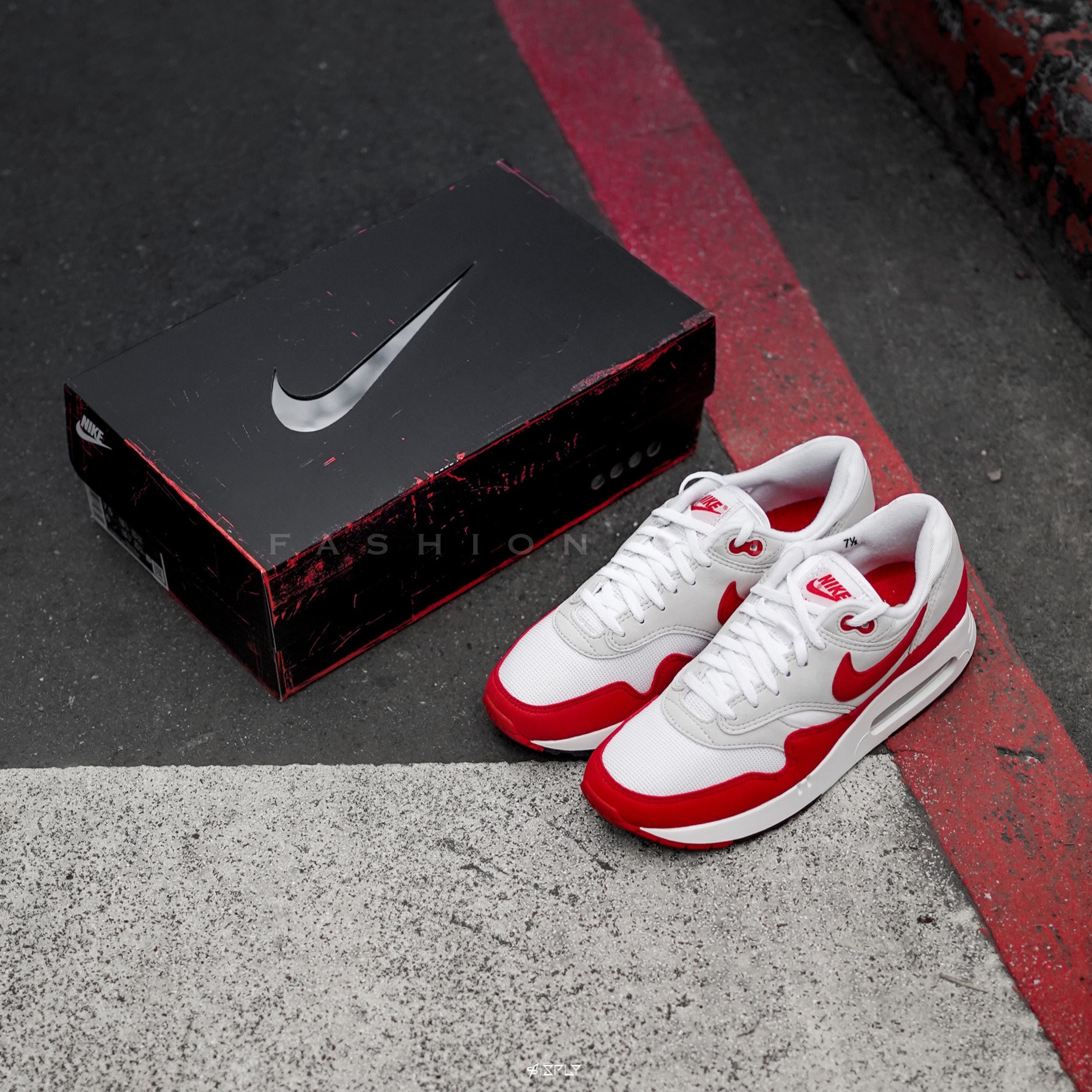Nike W Air Max 1 86 OG Big Bubble 復刻 白紅 DO9844-100