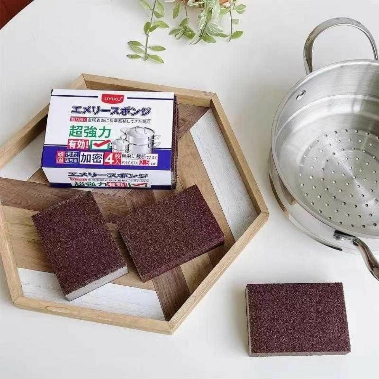 日本UYIKU魔力金剛砂清潔塊(1套4片)Y636