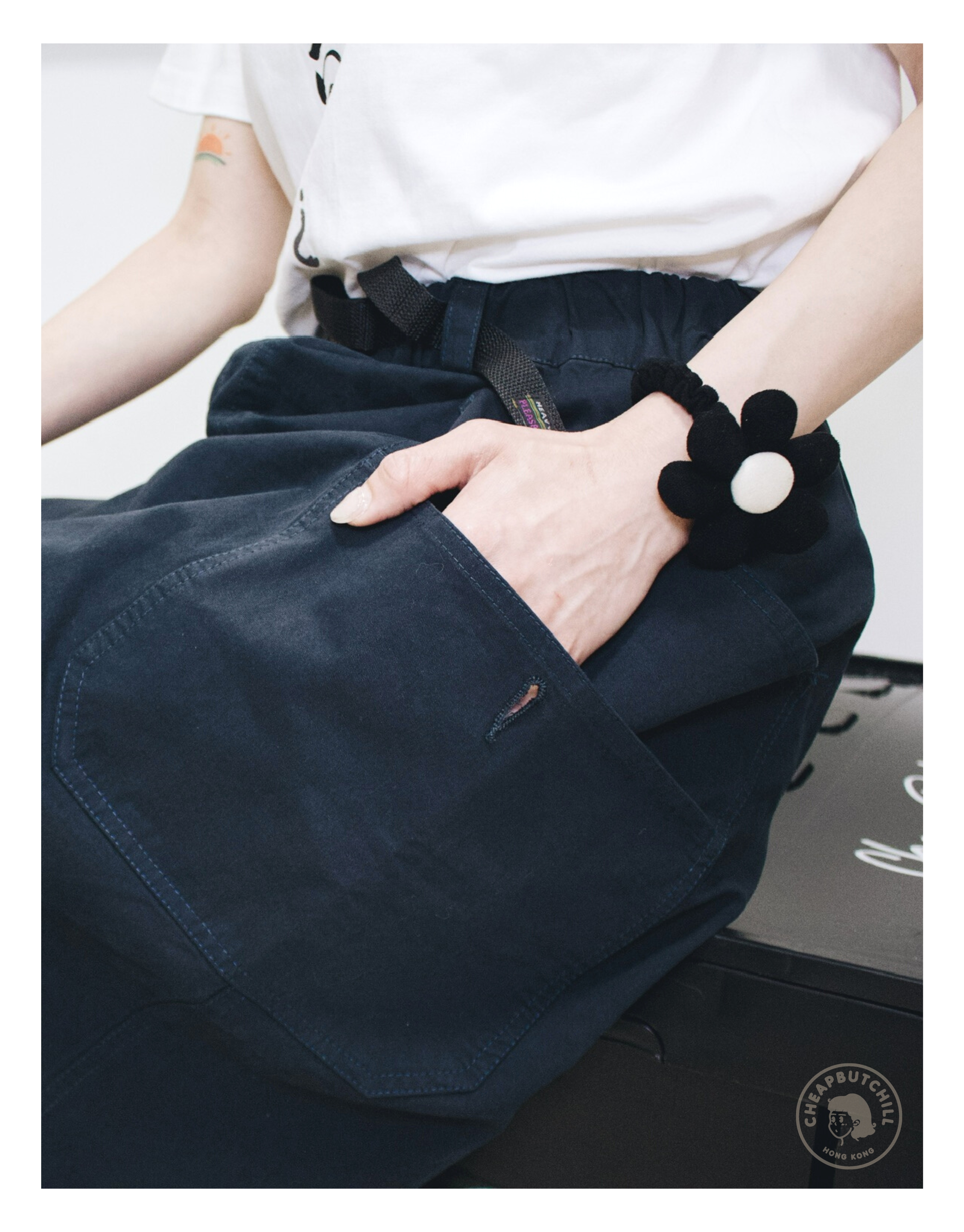 New ❁ 寬鬆純色工裝裙