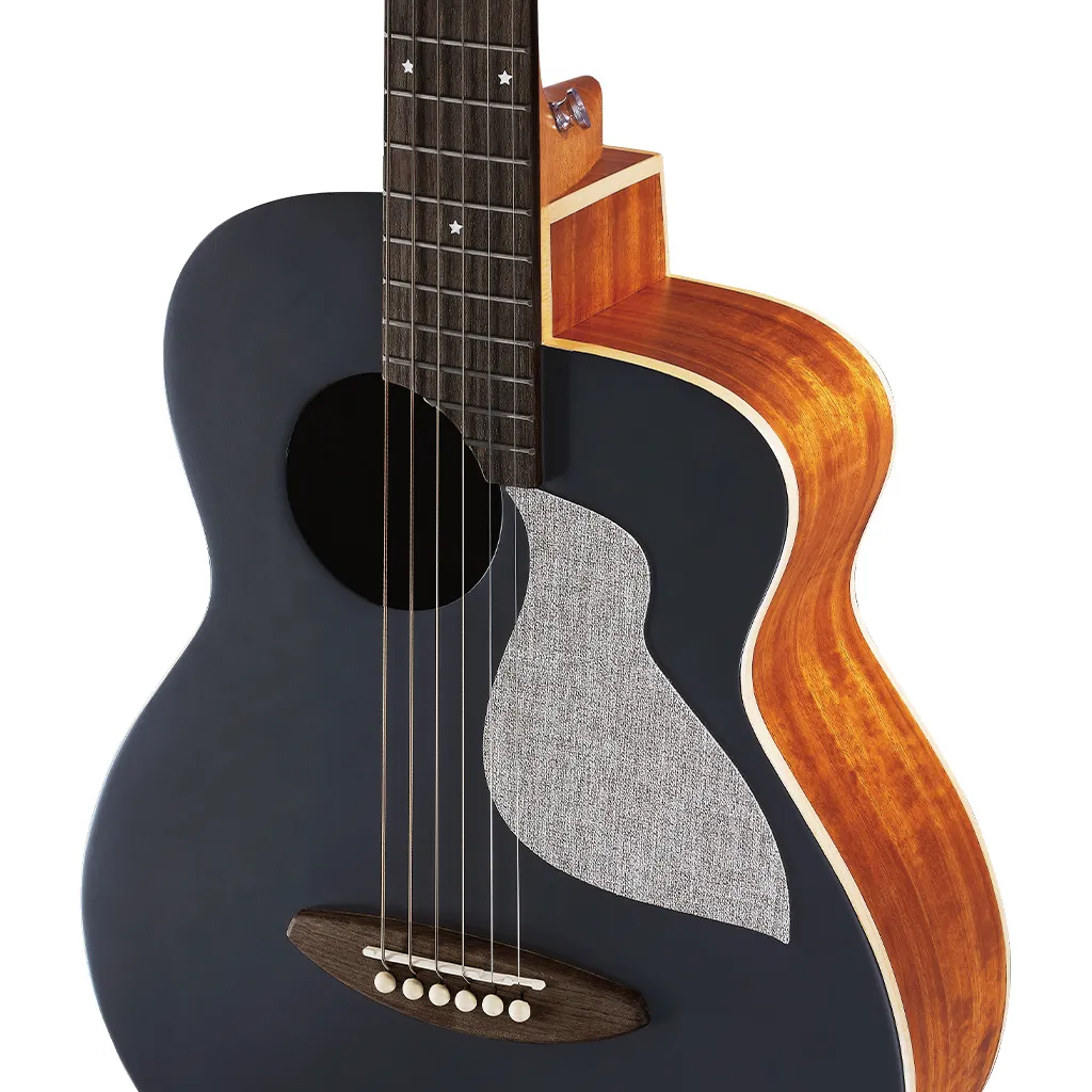 aNueNue aNueNue MC10-BB 暗夜黑 面單 木吉他 旅行吉他 第 3 張圖片｜三峽烏克麗麗