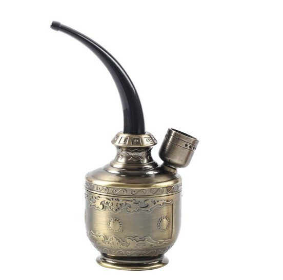【JIN DIAN】金典、仿古刻紋、菸/煙絲兩用、水煙斗/水煙壺