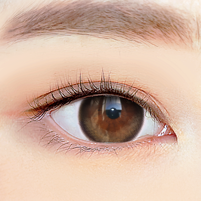 [預訂日拋] I-SHA I 1Day Feeling Brown 每日拋棄彩妝隱形眼鏡｜每盒10片