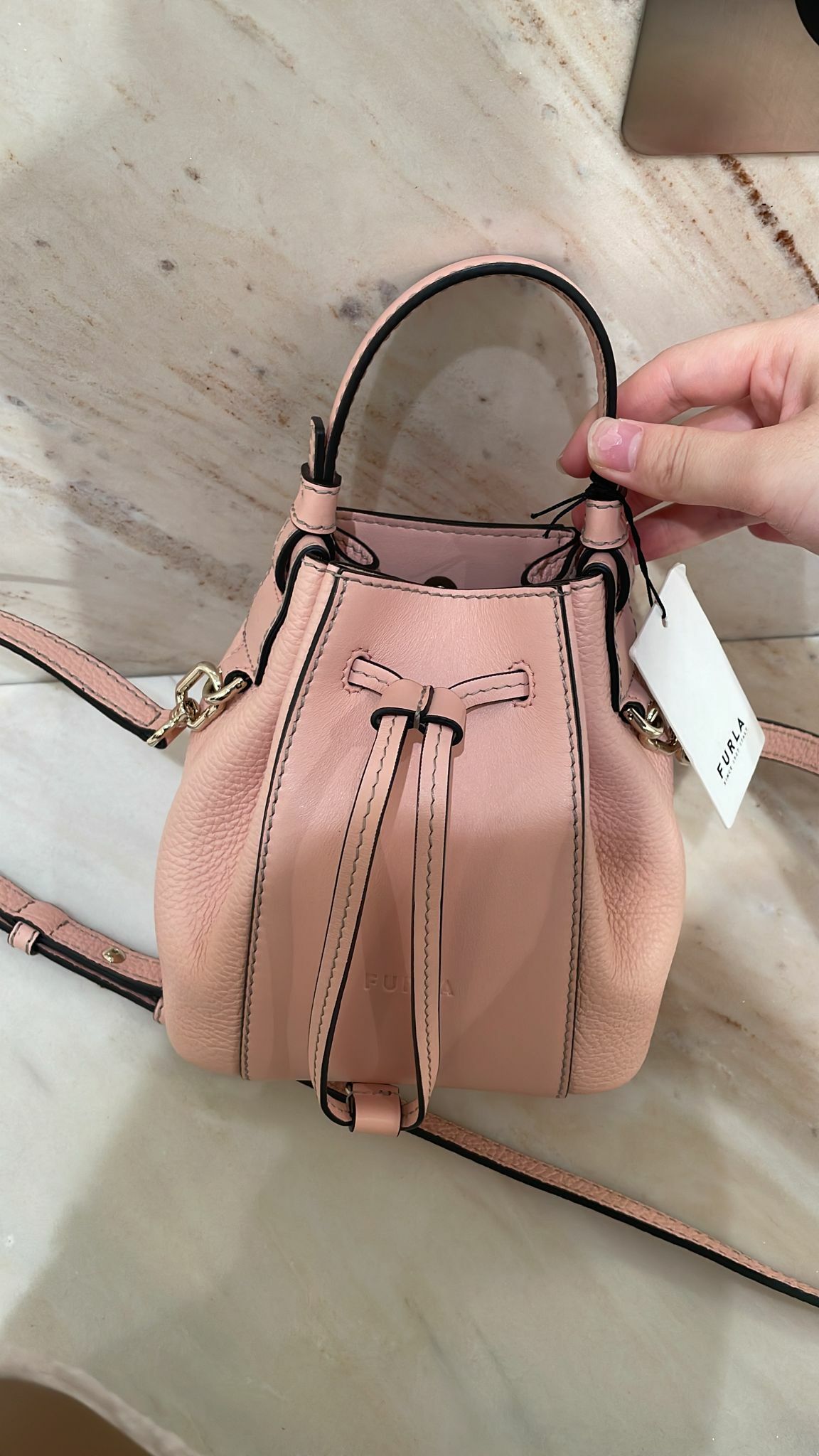 FURLA MINI MIASTELLA BUCKET BAG