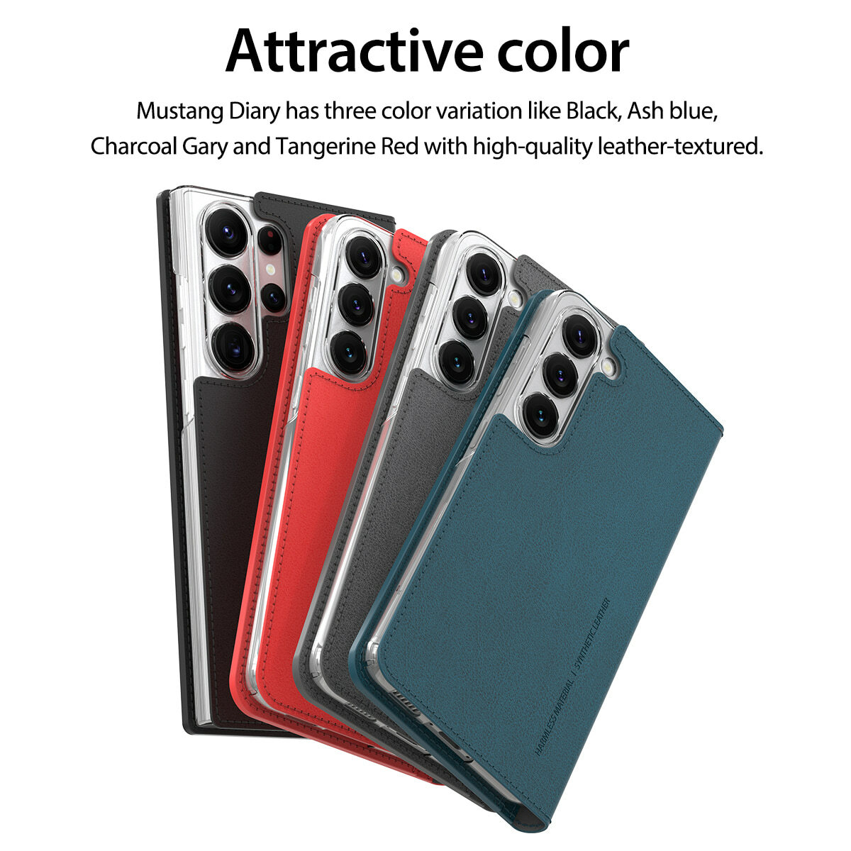 [Galaxy S23 Series] araree Mustang Diary 插卡皮革殼