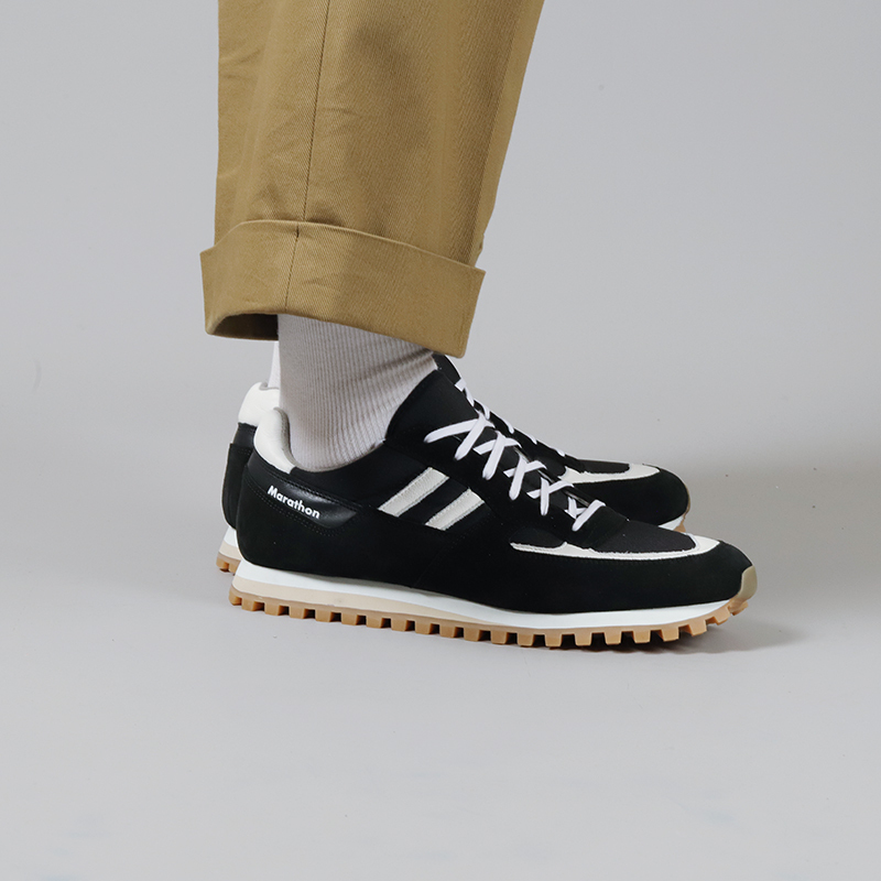Soleさま ZDA MARATHON Shoes Black/Black/Honey Sole 2200FS