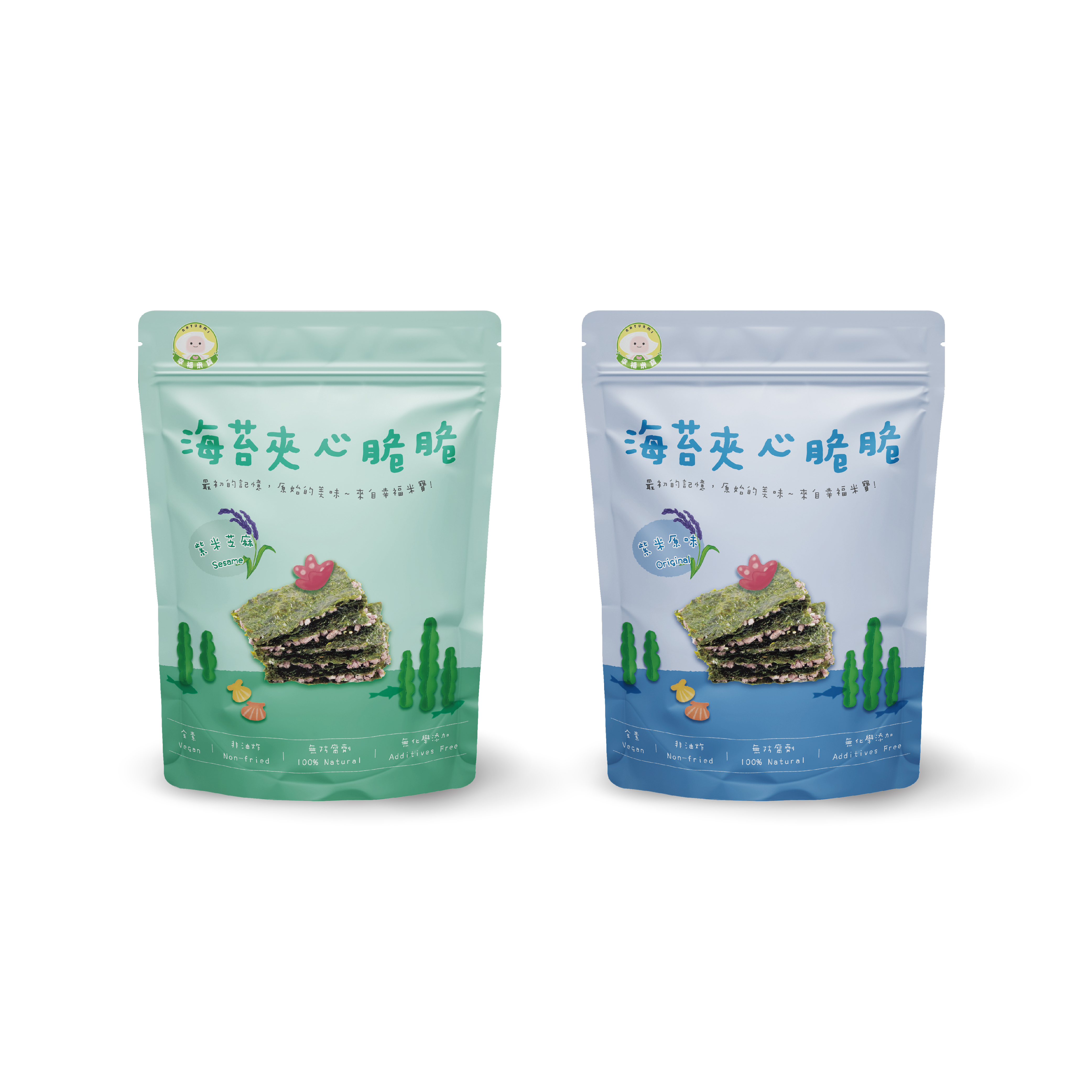 幸福米寶 海苔夾心脆脆（綜合2款）