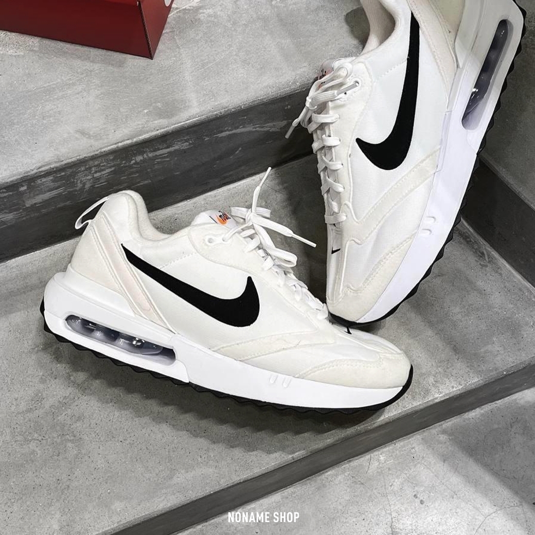 NIKE W AIR MAX DAWN 小白鞋 白底黑勾 (女鞋)