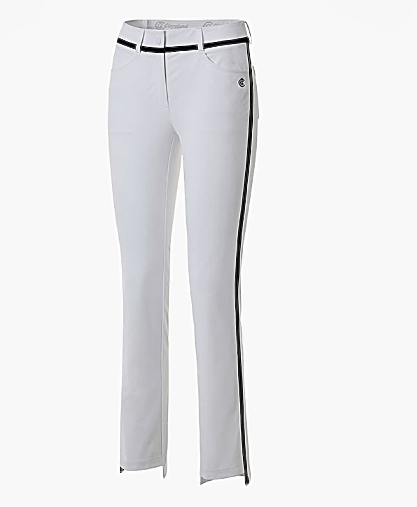 女【現貨】6折起/韓版克里夫蘭正品/韓風設計斜紋理變壓線條長褲/高彈性+防紫外線布料長褲/網美推薦高球衣/#MW112340