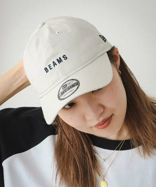 NEW ERA × BEAMS logo cap