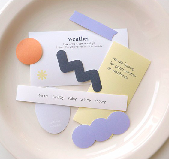 韓國Suatelier 拼貼素材貼紙包  #1573