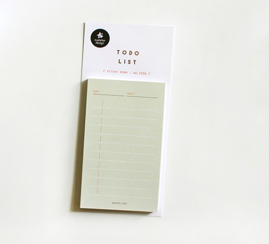 代辦事項 to do list 50枚便利貼 memo #1936｜韓國Suatelier