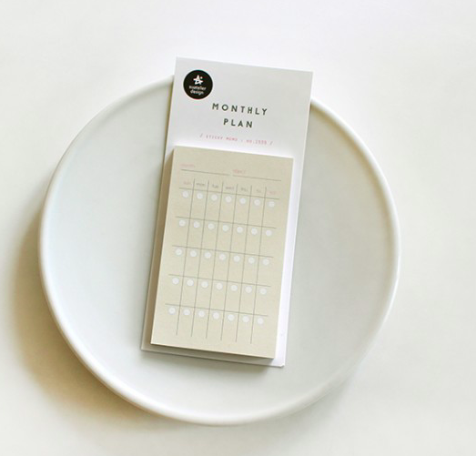 月計劃 50枚便利貼 memo #1939｜韓國Suatelier