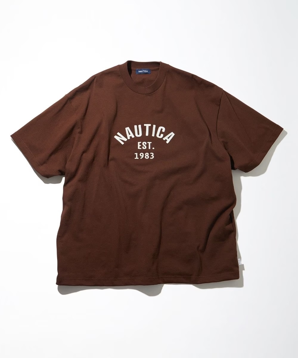 [現貨] NAUTICA Felt Pach Arch Logo S/S Brown