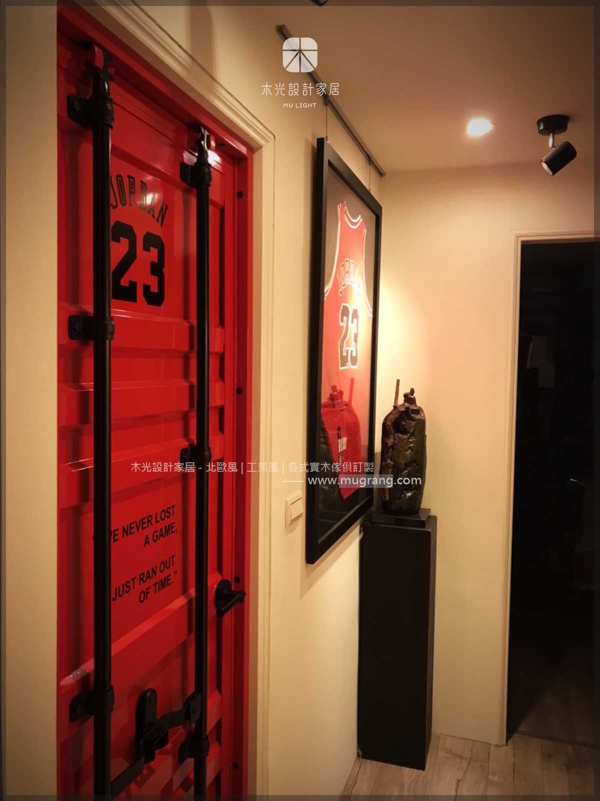 台灣製作全鐵製仿真貨櫃門-可訂製