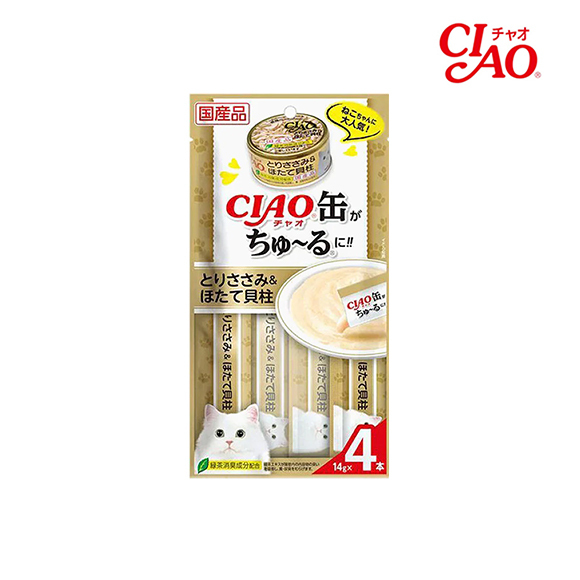 CIAO 啾嚕肉泥 旨定罐 56g（14gx4）