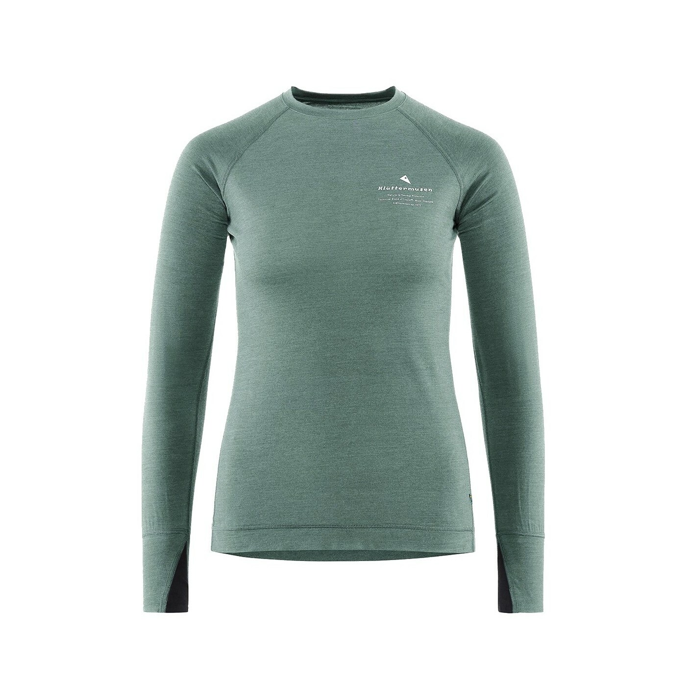 Klättermusen Fafne 女 天絲羊毛混紡彈性圓領長袖上衣