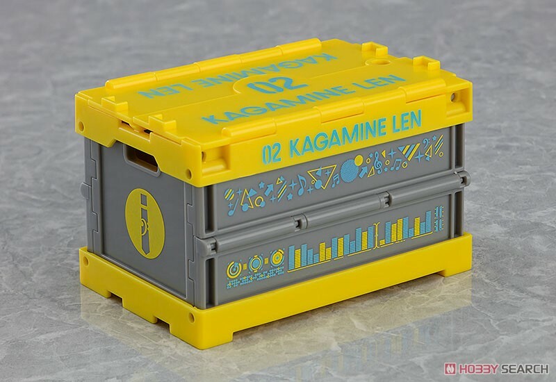 GSC 代理版 黏土人 配件 設計折疊收納箱 鏡音連