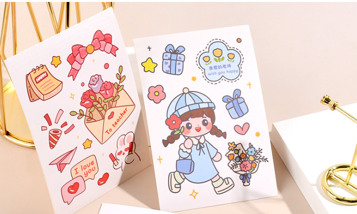 教师节感恩节贺卡（12张）