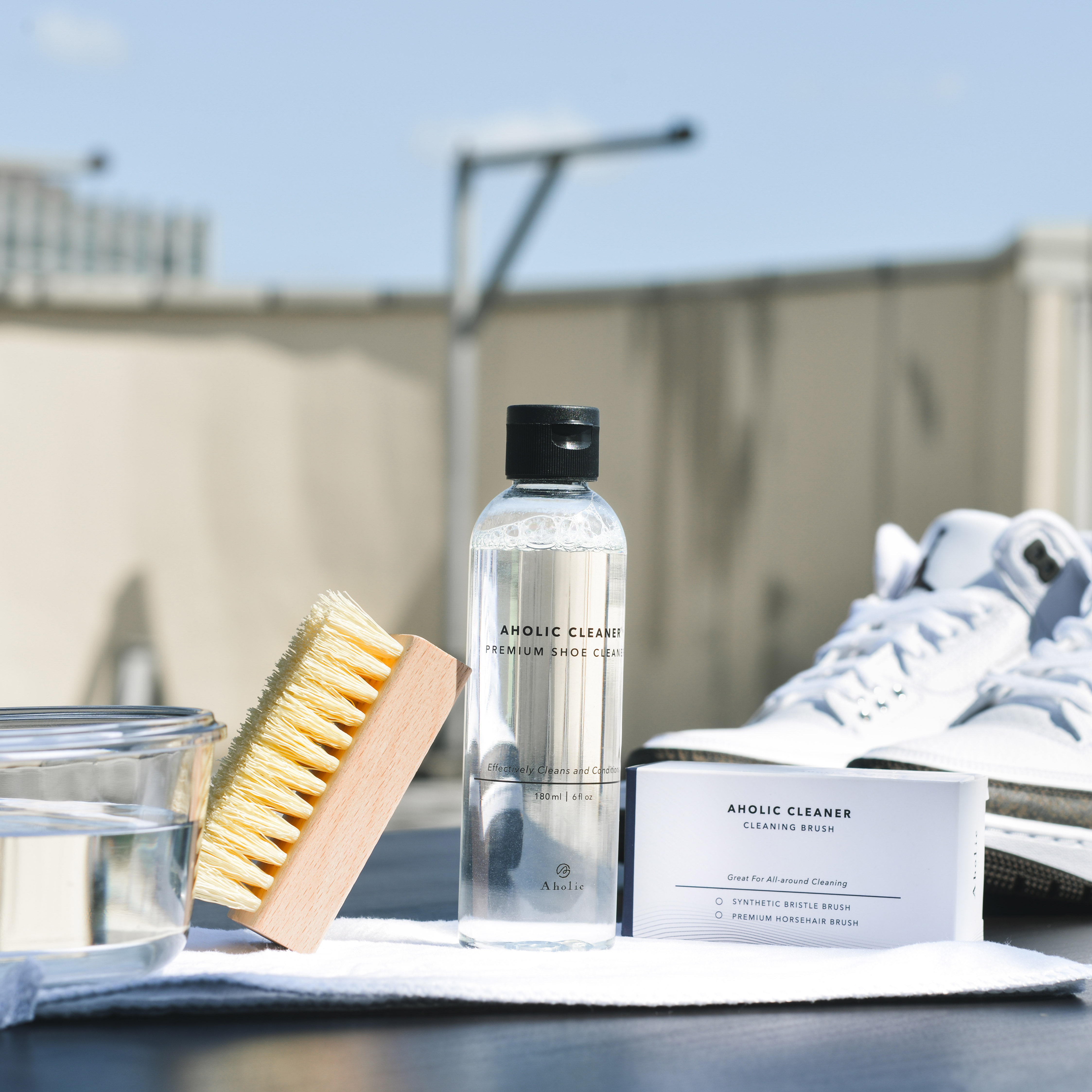 Aholic 基本款 - 清潔保養鞋刷組 鬃毛刷