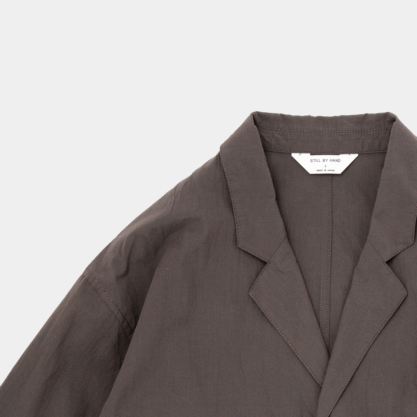 ジャケット・アウター still by hand linen coating shirt coat and-ordinary: STILL BY HAND リネン コーティングシャツコート