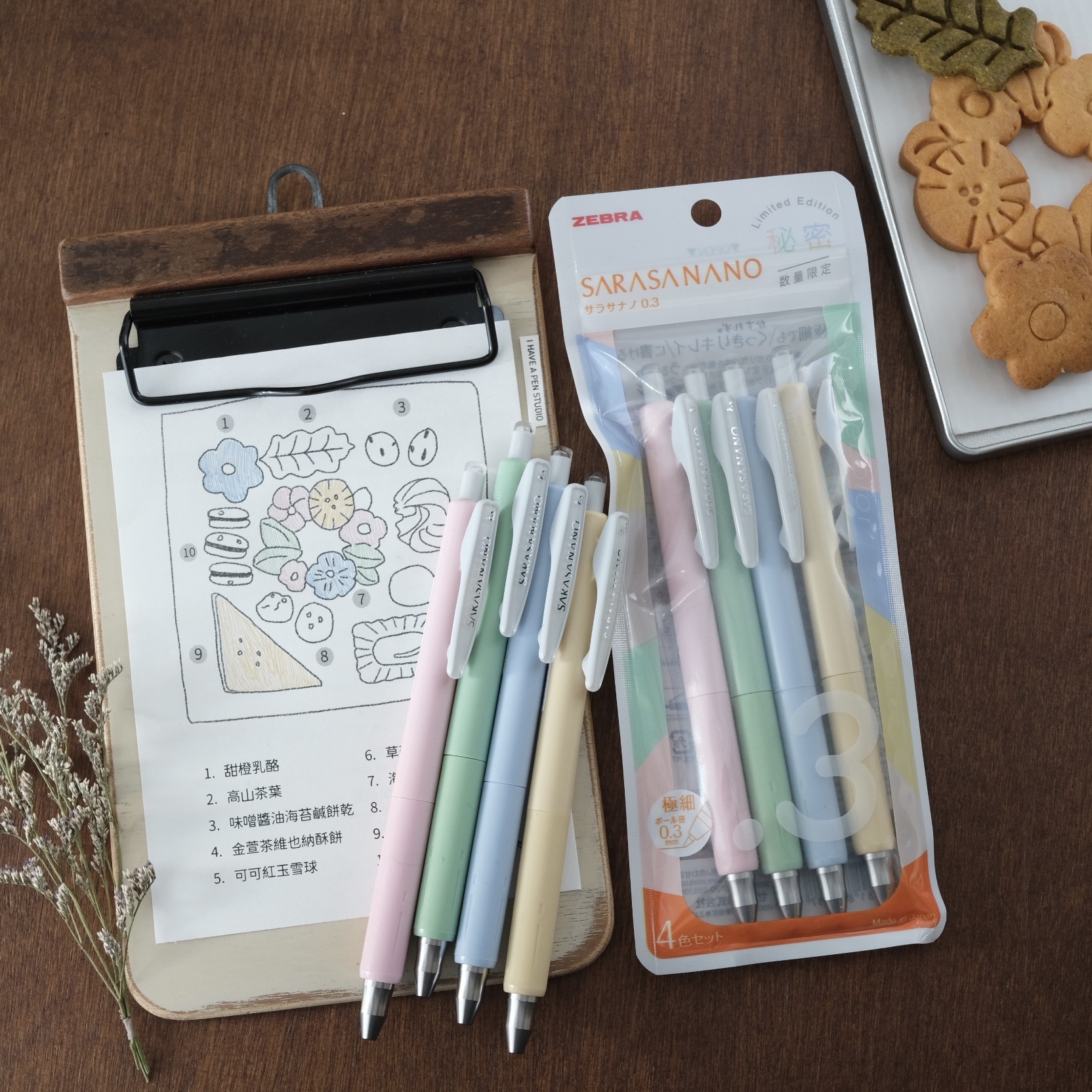 0.3mm 煙燻色 低重心極細鋼珠筆 SARASA NANO｜ZEBRA 日本