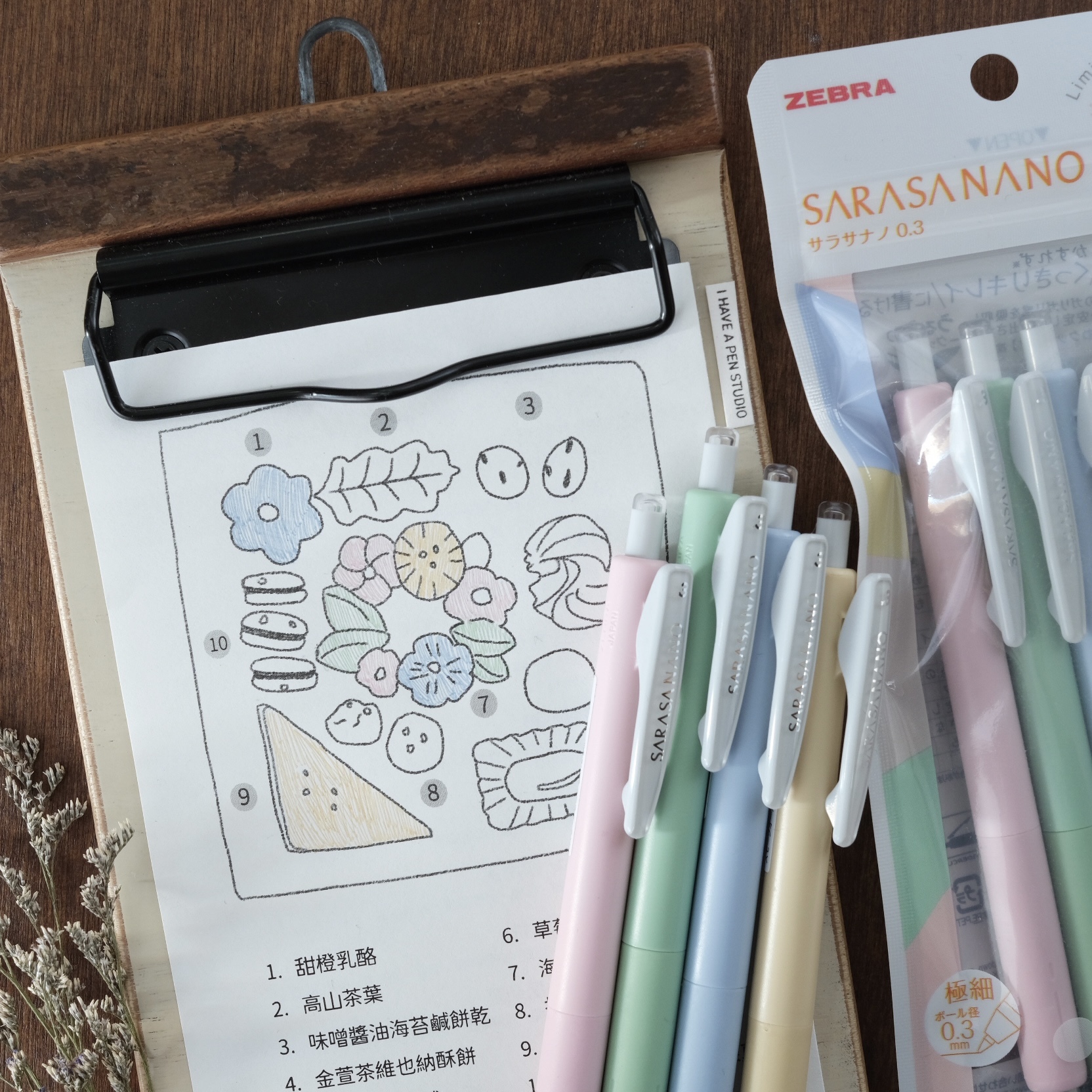 0.3mm 煙燻色 低重心極細鋼珠筆 SARASA NANO｜ZEBRA 日本