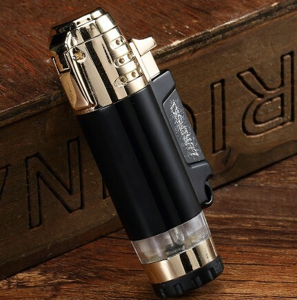 【魯賓斯基】鋅合金、單直沖噴射、充氣式、雪茄打火機